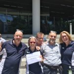 Front L-R: Stefan Pietsch, Jacinta Rice, CB Borchers and Trish Pilotto, nurses with the QCH Simulation Training on Resuscitation for Kids team. Back: Dr Jason Acworth, Director of the Department of Emergency Medicine.